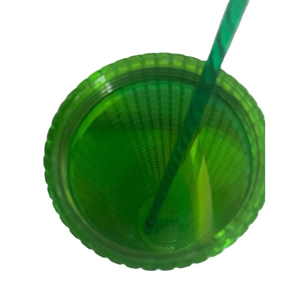 NEW Harry Potter Slytherin Snake Green Grid Tumbler Cold Cup